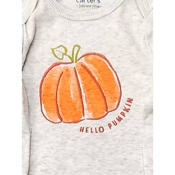 Carter's "Hello Pumpkin" Halloween Bodysuit & Pants Set Size 6Months - Picture 5 of 5